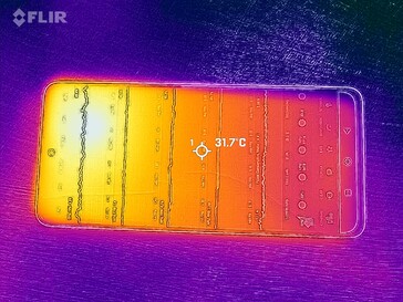 Carte thermique avant