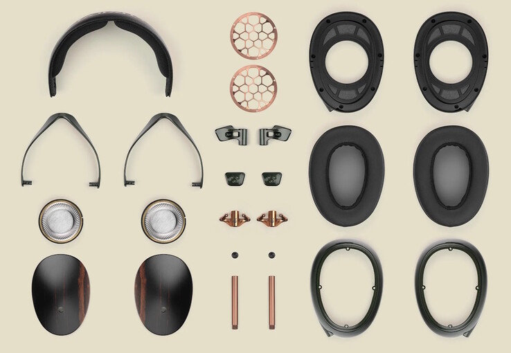 Le Meze Audio Strada peut être facilement démonté pour remplacer les composants usés ou cassés. (Source de l'image : Meze Audio)