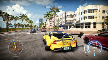 Photo : une capture d'écran du jeu Need for Speed Heat.