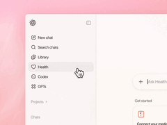 ChatGPT Health n'est pas destiné au diagnostic et au traitement, et n'est pas censé remplacer les soins médicaux. (Source de l'image : OpenAI)