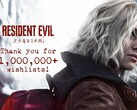 Resident Evil Requiem célèbre un million de listes de souhaits sur plusieurs plateformes. Le message de remerciement est illustré (source : compte X de Resident Evil)