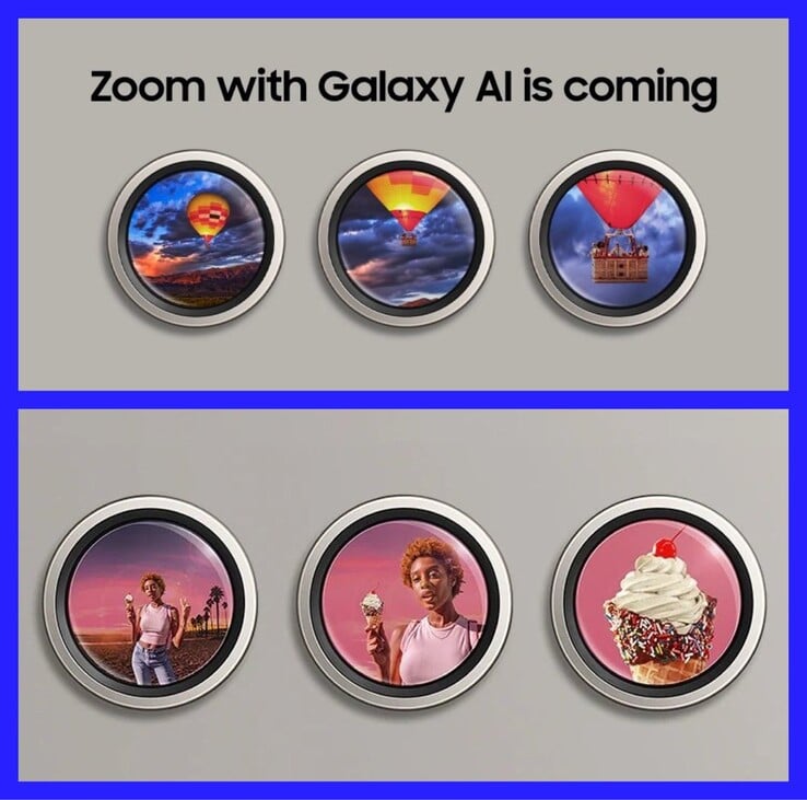 Samsung fait déjà activement la promotion des nouvelles fonctionnalités Galaxy AI Zoom des appareils photo de la série Galaxy S24, du moins aux États-Unis.
