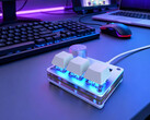Le SayoDevice O3C mini clavier à effet Hall avec touches à effet Hall, touches RGB et bouton rotatif en métal