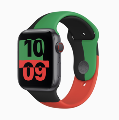 L&#039;édition limitée Apple Watch Series 6 Black Unity arrive bientôt. (Image : Apple)