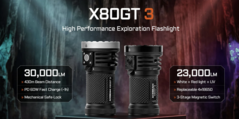 Une nouvelle gamme de lampes de poche : la X80GT 3