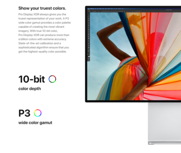 publicité pour le Pro Display XDR deApple aux États-Unis. (Source de l'image : Apple)