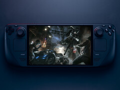 Les soldes d&#039;automne 2025 de Steam se termineront le 6 octobre 2025. Illustration : Steam Deck avec Batman Arkham Knight. (Source de l&#039;image : Steam - édité)