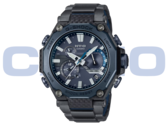 La Casio MTG-B2000YBD-2AJF (photo) est résistante aux chocs, étanche à 200 mètres, rechargeable à l'énergie solaire et dotée d'un système de synchronisation radio Multi-Band 6. (Source de l'image : Casio)