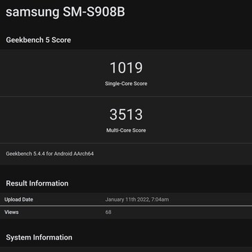 L'Exynos 2200.