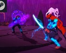 Le jeu de boss rush Furi est disponible à un prix historiquement bas sur Steam. Capture d'écran éditée du jeu. (Source de l'image : Steam)