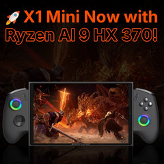 Le OneXPlayer X1 Mini rivalise avec le Lenovo Legion Go original avec un écran identique. (Source de l'image : One-Netbook)