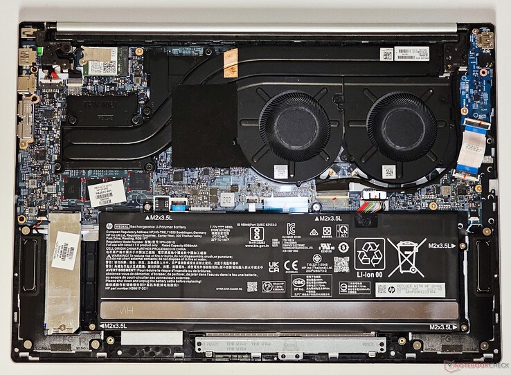 HP Pavilion Plus 16 : Caractéristiques internes