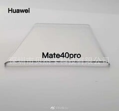 Protection d'écran Huawei Mate 40 Pro. (Source de l'image : @RODENT950)