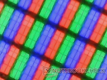 Matrice de sous-pixels RGB nette et uniforme