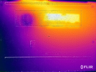 Températures de surface en bas (test de stress)