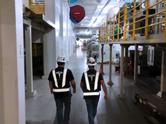 L'usine de batteries LFP de Tesla dans le Nevada. (Source de l'image : Tesla)