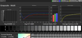 CalMAN Niveaux de gris