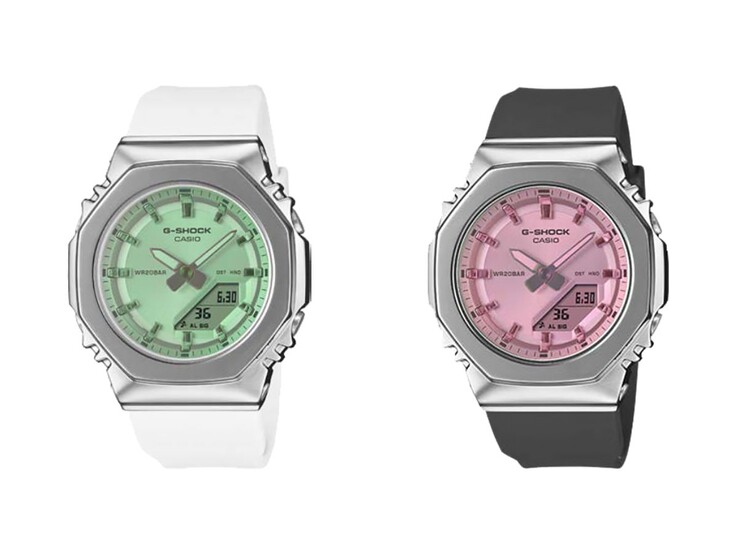 Les montres Casio G-Shock GM-S2110SR-1A et GMA-P2100SR-1A