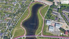 Route d'essai GNSS : Tour du lac