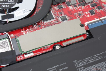 Asus Zephyrus G15 GA502IU - Emplacement principal M.2 2280.