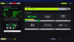L'écran de progression montre la structure dense des factions et des saisons de Marathon.