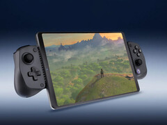 Citron 0.7 dispose d&#039;une implémentation AMD FSR 2. Sur la photo : une tablette exécutant un jeu Nintendo Switch. (Source de l&#039;image : GameSir et r/zelda)