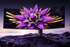 Le dernier moniteur de jeu TCL utilise un énorme panneau HVA de 57 pouces. (Source de l&#039;image : TCL)