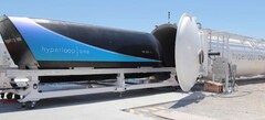 Test des systèmes de Virgin Hyperloop sur le site de DevLoop à l&#039;extérieur de Las Vegas. Source de l&#039;image : Virgin Hyperloop