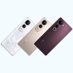 Le smartphone Vivo Y400 Pro est disponible en blanc freestyle, or fest et violet nébuleux (Source : Vivo)