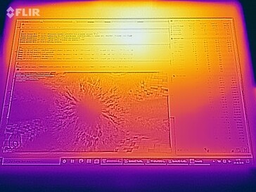 Test de stress sur les températures de surface (haut)