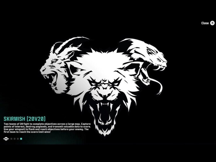 Capture d'écran du mode de jeu Skirmish de Black Ops 7 (Source de l'image : CharlieIntel sur XCancel)