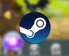 Une capture d'écran du jeu avec le logo Steam superposé.