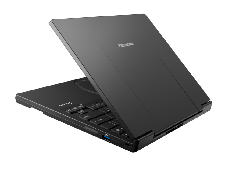 Le Panasonic Let's Note FC7 vu de dos