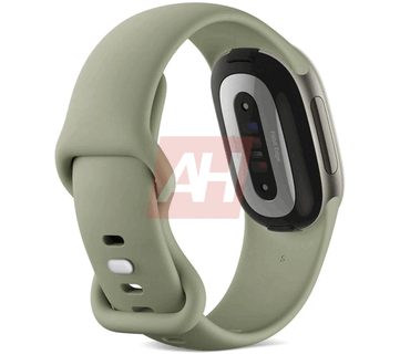 Fitbit Edge en olive, vu de dos