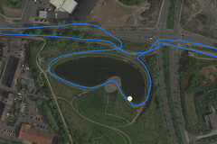 GPS OUKITEL U25 Pro : lac.