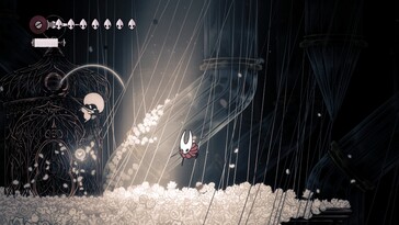 Hollow Knight : Silksong PC screenshot showing Hornet character model (Image source : Steam)