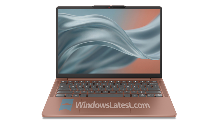 Image divulguée du Lenovo IdeaPad Vibe en orange-marron.