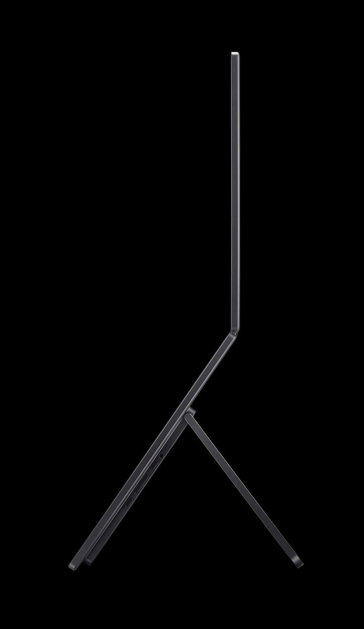 Vue latérale de l'Acer PD243Y E. (Source de l'image : Acer)