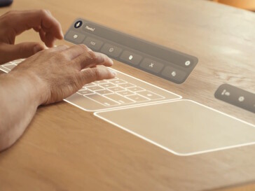 Les lunettes Meta VR peuvent projeter un clavier virtuel sur n’importe quelle surface plane.