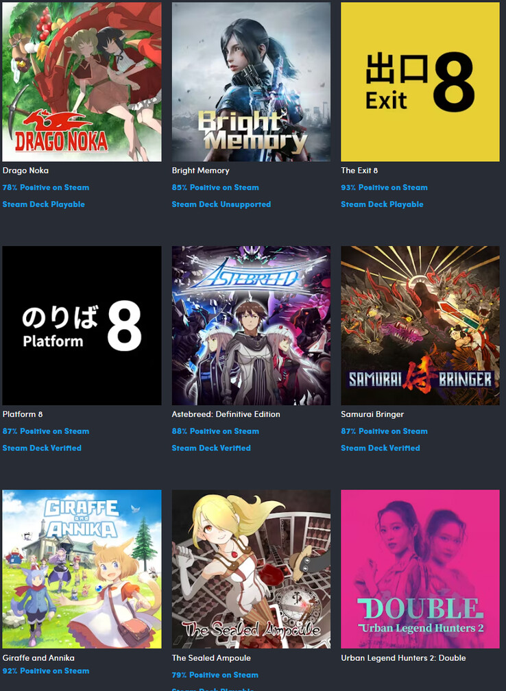 Jeux supplémentaires sur la tranche à 9