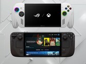 ROG Xbox Ally et Steam Deck OLED en images