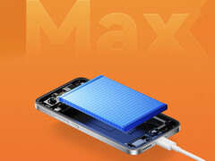 Le Note 17 Pro Max prendra également en charge la recharge rapide à 100 W. Sur la photo : une image promotionnelle mettant en avant la grande batterie.