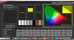 CalMAN : ColorChecker (calibré)