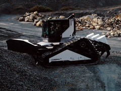 Le bulldozer électrique Lumina Moonlander (Source : Lumina)