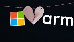 Ce n&#039;est pas la première fois que Microsoft tente sa chance avec les puces ARM (Image source : Unsplash/Microsoft/ARM - edited)