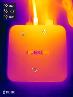 Geekom A7 Max stress test (face supérieure)