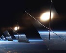Représentation de la constellation de satellites qui sera envoyée dans l'espace par Reflect Orbital. (Source de l'image : Reflect Orbital)