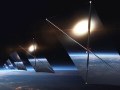 Représentation de la constellation de satellites qui sera envoyée dans l'espace par Reflect Orbital. (Source de l'image : Reflect Orbital)