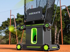 Le robot de tennis Acemate vous évite de devoir trouver un partenaire de tennis pour les échanges et l'entraînement au service. (Source de l'image : Acemate)