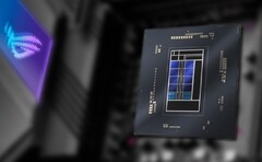 L'Intel Core i9-12900K est une puce hybride avec 16 cœurs et 24 threads. (Source de l'image : Intel/Asus (carte Z590-E) - modifié)